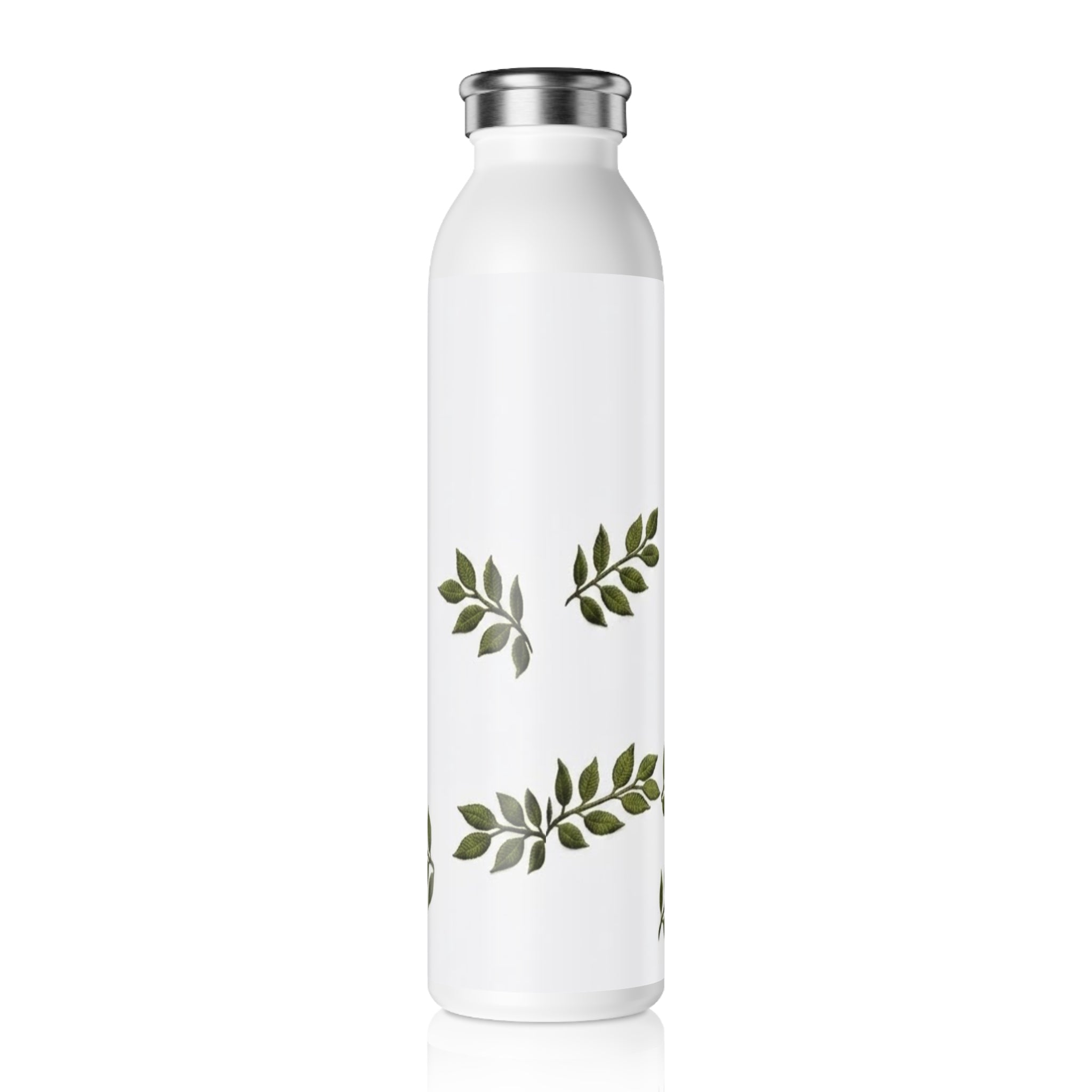 Slim Water Bottle — Peace on Earth (Japanese) Floral Stainless Steel Bottle